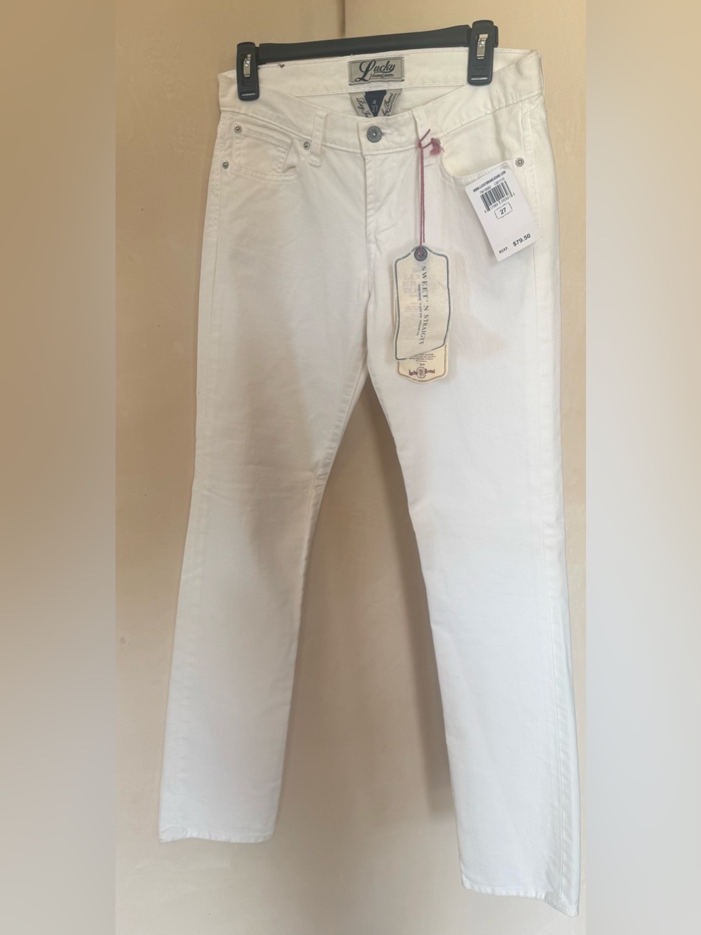 Lucky Brand  Off-White Straight Leg Women’s Jeans